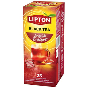 Te LIPTON påse English Breakfast 25/fp