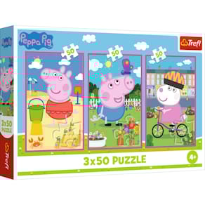 Puzzle Trefl, 3 x 50 Teile, Peppa Pig