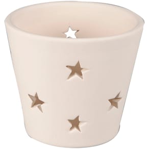 Värmeljusstake vit 12-pack