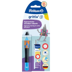 Bleistift Pelikan griffix, links, Neon Black