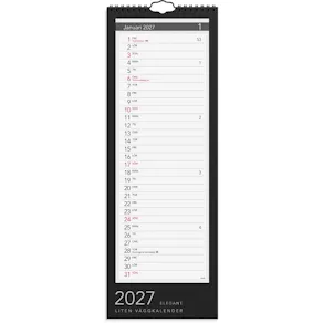Väggkal Lilla Miljökalender Elegant 2027