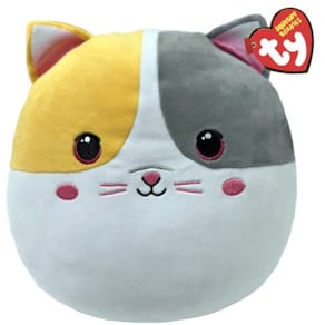 Plüschfigur TY Squishy Beanie Katze Snuggles, bunt, 20 cm