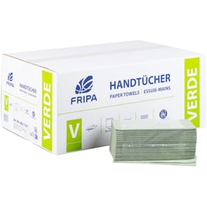 Falthandtuch FRIPA, 1‑lagig, 5000 St., grün