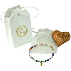 Geschenkset Olivenholz-Herz