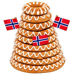 Kransekake - 9 ringer (10)
