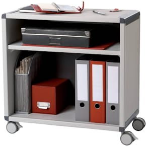 Rollwagen für Ordner Paperflow, grau/anthrazit