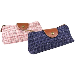 Schlamperetui DONAU Tweed Style, 1 Reißverschluss, sortiert