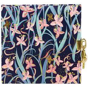 Tagebuch TURNOWSKY Garden Chic, blau, 96 Seiten, mit Schloss