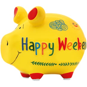 Spardose KCG Happy Weekend, Schwein, klein