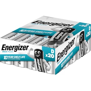Batteri ENERGIZER Max Plus D 20/fp