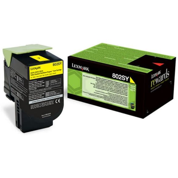 Toner Lexmark CX310dn 80C2SYE gul