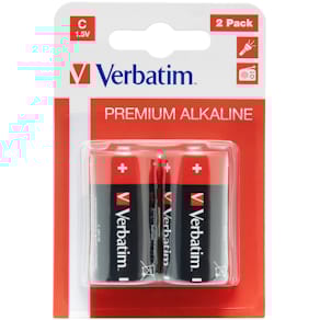 Verbatim Alkaline C/LR14 (2-Pack)