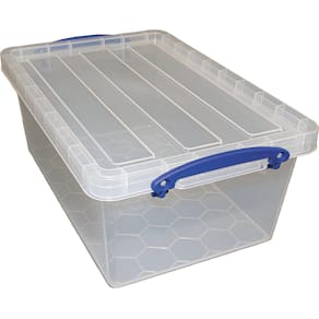 Opbergdoos Really Useful Box, 10,2 l, nestbaar, transparant