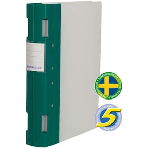 Gaffelpärm Plast KEBAErgo A4 Grön/Neutral, 55mm