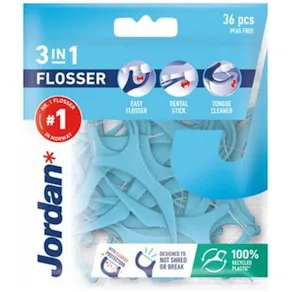 Tandtråd JORDAN 3-in-1 Flosser 36/fp