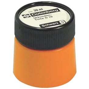 Urkundentinte GUTENBERG, 30 ml, schwarz, dokumentenecht