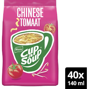 Instantsoep Cup-a-Soup Vending Chinese tomaat, 140 ml, zak van 40