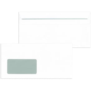 Briefhülle MAILMEDIA DL, weiß, mit Fenster, selbstklebend, 72 g/m
