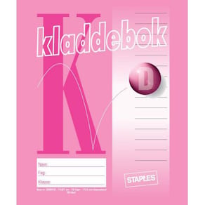 Kladdebok 17x21cm 55g 32bl linjer