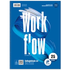 Collegeblock Staufen Style Workflow, A4, 80 Blatt, Lineatur 25