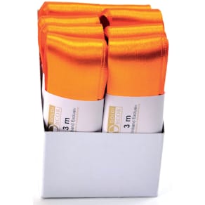 Doppelsatinband GOLDINA, 40 mm x 3 m, orange
