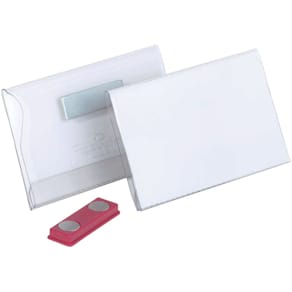 Namensschild Durable, 25 St, 54 x 90 mm, transparent