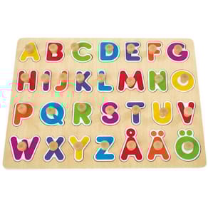 Knoppussel bokstäver A-Ö