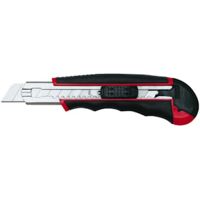 Cutter WEDO Auto-Load, 18 mm, schwarz/rot