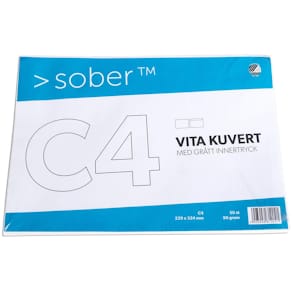 Kuvert C4 100g remsa 50/FP