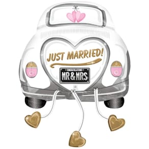 Folienballon Amscan Hochzeit Auto Just married