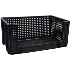 Opbergmand Really Useful Box, 64 liter, zwart
