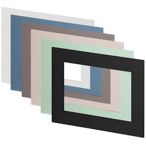 Passepartoutkarton Rössler Soho Colour Frames, sortiert, 10x15 cm