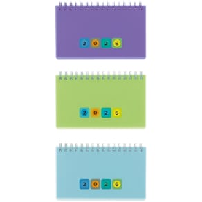 Tischkalender Herlitz Mini Protect 2026, sortiert