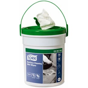 Industriaftørreark Tork W15 airlaid 1-lags, 135x157 mm, 4 pk FSC