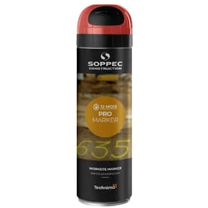 Merkespray SOPPEC Promarker 500ml rød