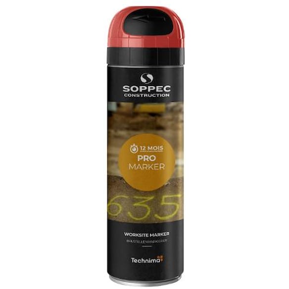 Merkespray SOPPEC Promarker 500ml rød