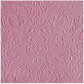 Serviett EDELWEISS 25cm rosa (15)