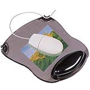 Mauspad Q-CONNECT KF20084, transparent-grau