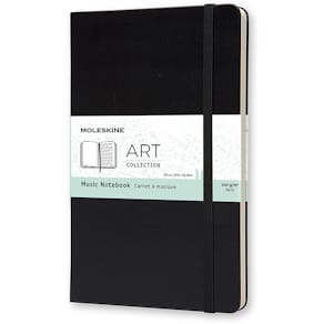 Art Music Notebook Svart Large