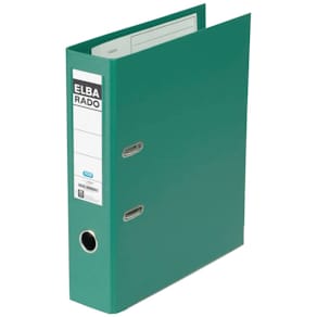 Ordner Elba rado plast, A4, 8 cm, PVC, grün