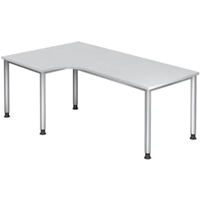 Schreibtisch HAMMERBACHER HS82, weiß, 200 x 120 cm, Montage