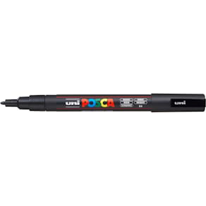 Pigmentmarker Uni-Ball POSCA PC-3M, schwarz