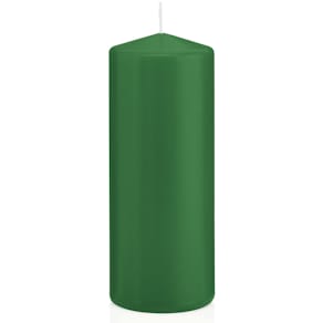 Stumpenkerze, dunkelgrün, 60x150 mm, 55,5 Std. Brenndauer