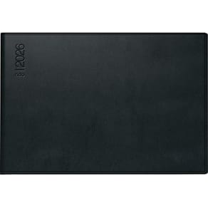 Taschenkalender RIDO Septimus, Kunststoff quer, schwarz