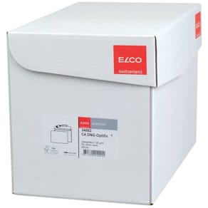 Briefumschlag Elco ELCO premium, 120 g/m², C4, 250 St., weiß
