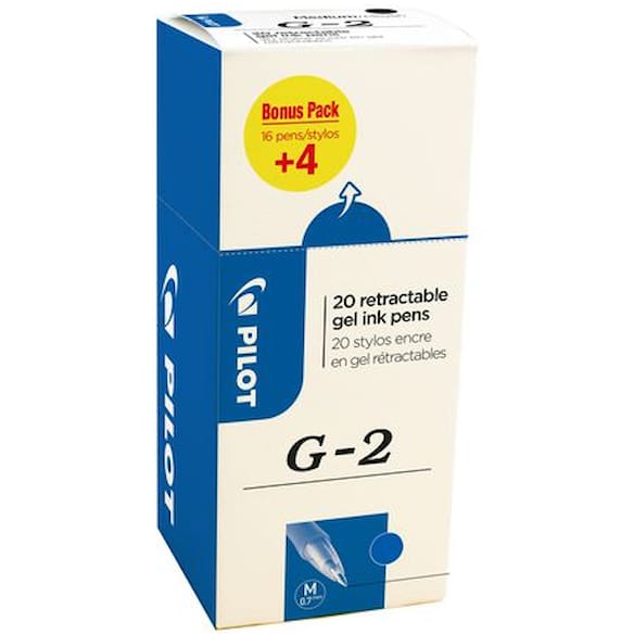 Geleroller PILOT G-2 0,7mm blå (20)