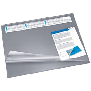 Schreibunterlage Läufer Synthos VSP, transparentgrau, 650 x 520