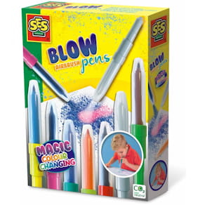Airbrush-Stifte SES Creative Magic Farbwechsel, 7 Stück, sortiert