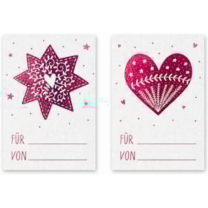 Weihnachtsanhänger Noname, 3 Stück, sortiert