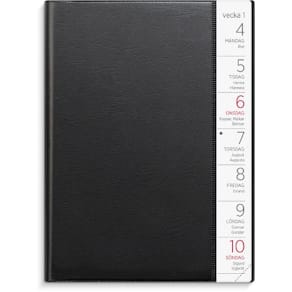 Liten Veckokalender 2027 svart